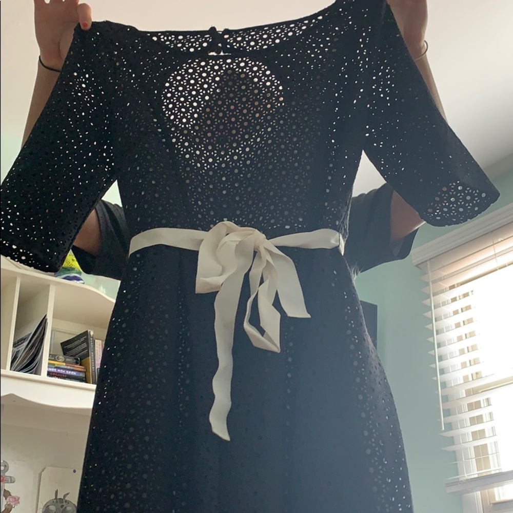 Black lace dress